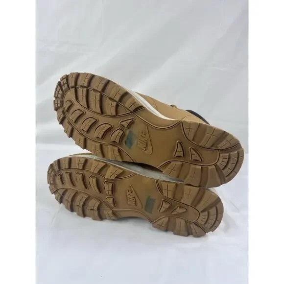 Nike Manoa 11.5 Hiking Hunting Leather Boots Comfort Water Resistant Tan